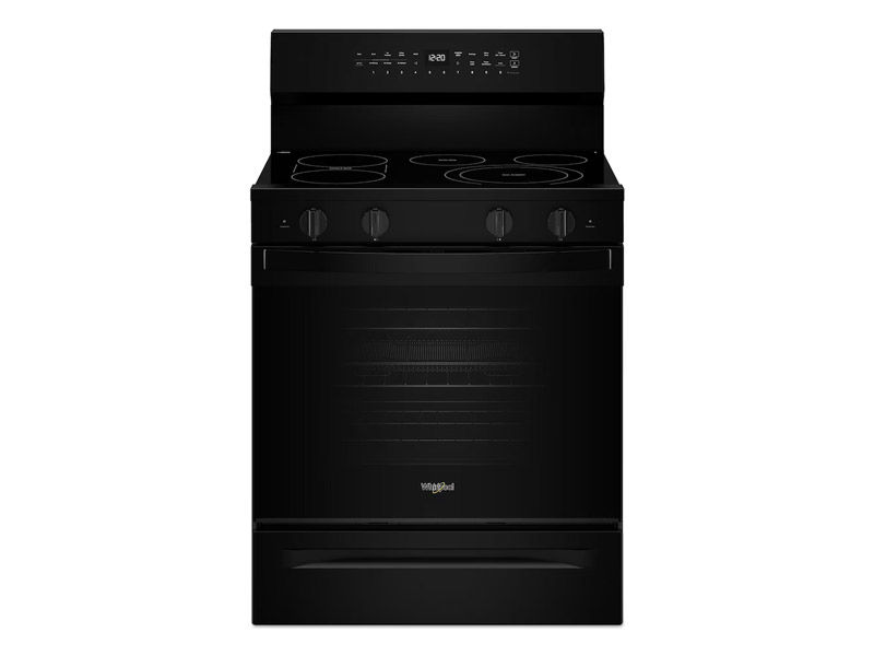 30" Whirlpool 5.3 Cu. Ft. Smart Electric Range with Air Cooking Technology - YWFES7530RB
