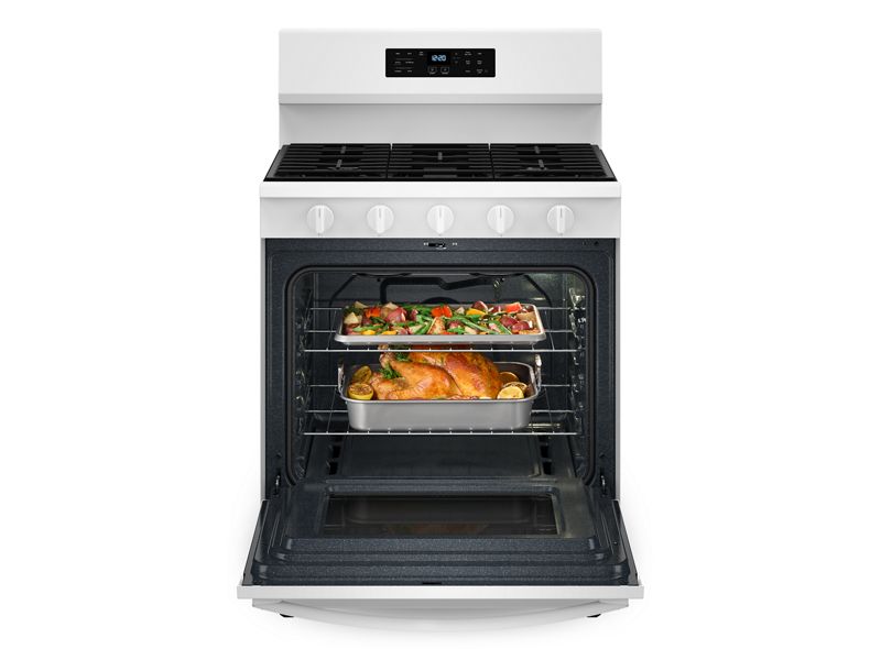 30" Whirlpool 5.0 Cu. Ft. Freestanding Gas Range with Air Fry - WFGS5030RW