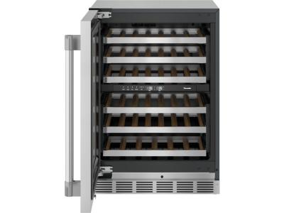 24" Thermador Freedom Under Counter Wine Cooler with Glass Door Professional Left Hinge  - T24UW925LS