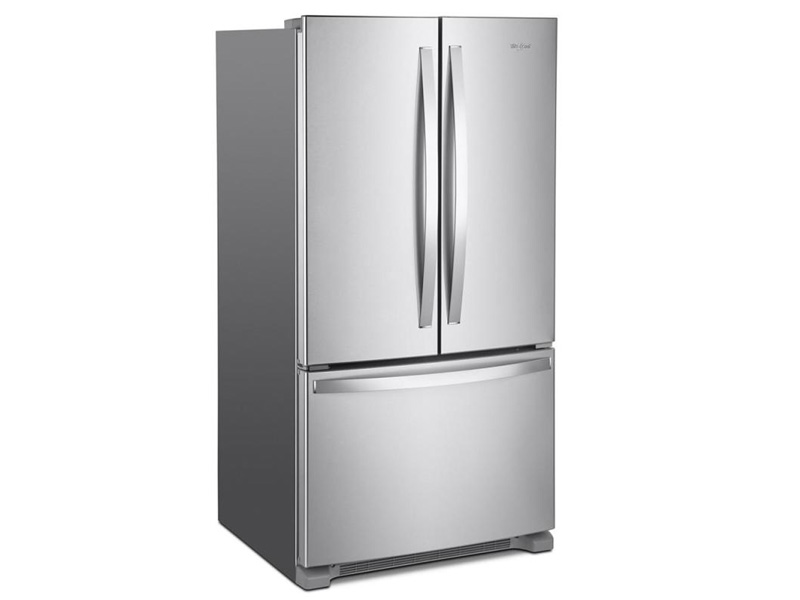36" Whirlpool 20 Cu. Ft. French Door Bottom Mount Counter Depth Refrigerator - WRFC2036RZ