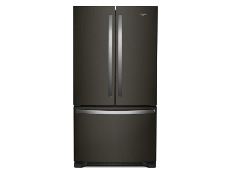 36" Whirlpool 20 Cu. Ft. French Door Bottom Mount Counter Depth Refrigerator - WRFC2036RV