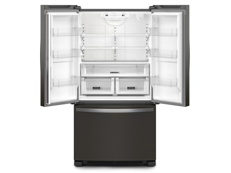 36" Whirlpool 20 Cu. Ft. French Door Bottom Mount Counter Depth Refrigerator - WRFC2036RV