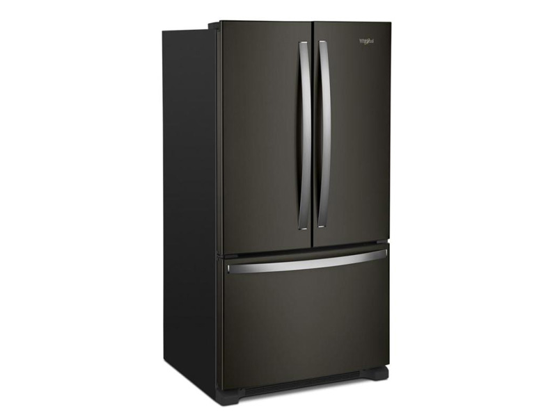 36" Whirlpool 20 Cu. Ft. French Door Bottom Mount Counter Depth Refrigerator - WRFC2036RV