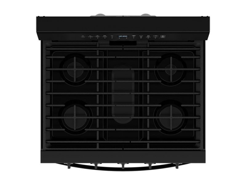 30" Whirlpool 5.3 Cu. Ft. Smart Gas Range with Air Cooking Technology - WFGS7530RB