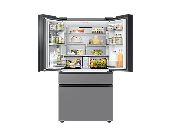 36" Samsung 28.8 Cu. Ft. Bespoke 4-Door French Door Refrigerator with Beverage Center - F-RF29BB86QNQN
