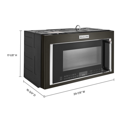 30" KitchenAid Over-the-Range Convection Microwave with Air Fry Mode - YKMHC319LBS