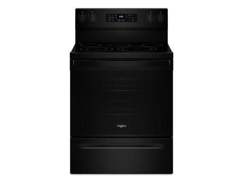 30" Whirlpool 5.3 Cu. Ft. Electric Range with Air Fry Air Baking Self Cleaning and Rapid Preheat - YWFES5030RB