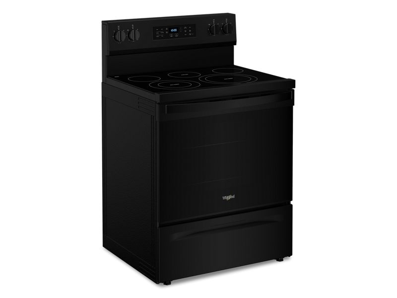30" Whirlpool 5.3 Cu. Ft. Electric Range with Air Fry Air Baking Self Cleaning and Rapid Preheat - YWFES5030RB