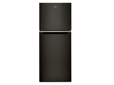 24" Whirlpool 11.6 Cu. Ft. Top-Freezer Refrigerator In Fingerprint Resistant Black Stainless - WRT312CZJV