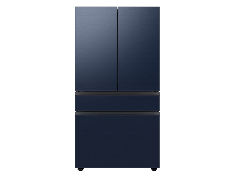 36" Samsung 22.8 Cu. Ft. Bespoke 4-Door French Door Counter Depth Refrigerator with Beverage Center - F-RF23BB86QNQN