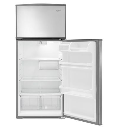 28" Whirlpool 16.0 Cu. Ft. Top-Freezer Refrigerator With Improved Design - WRT316SFDM