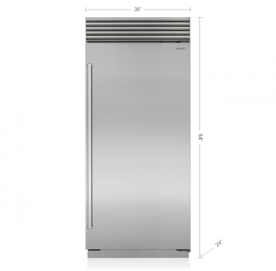 36" SubZero Built-in Pro Handle Left Hinge Classic Freezer - CL3650F/S/P/L