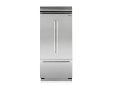 36" SubZero Classic French Door Refrigerator with Internal Dispenser And Pro Handle  - CL3650UFDID/S/P