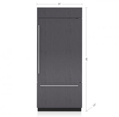 36" SubZero Right Hinge Classic Over-and-Under Refrigerator With Internal Dispenser - CL3650UID/O/R