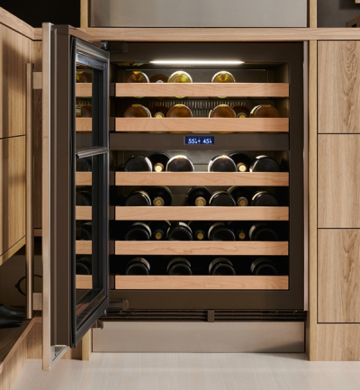 24" SubZero Designer Right Hinge Undercounter Wine Storage - DEU2450W/R