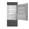 36" SubZero Left Hinge Classic Over-And-Under Refrigerator With Tubular Handle - CL3650U/S/T/L