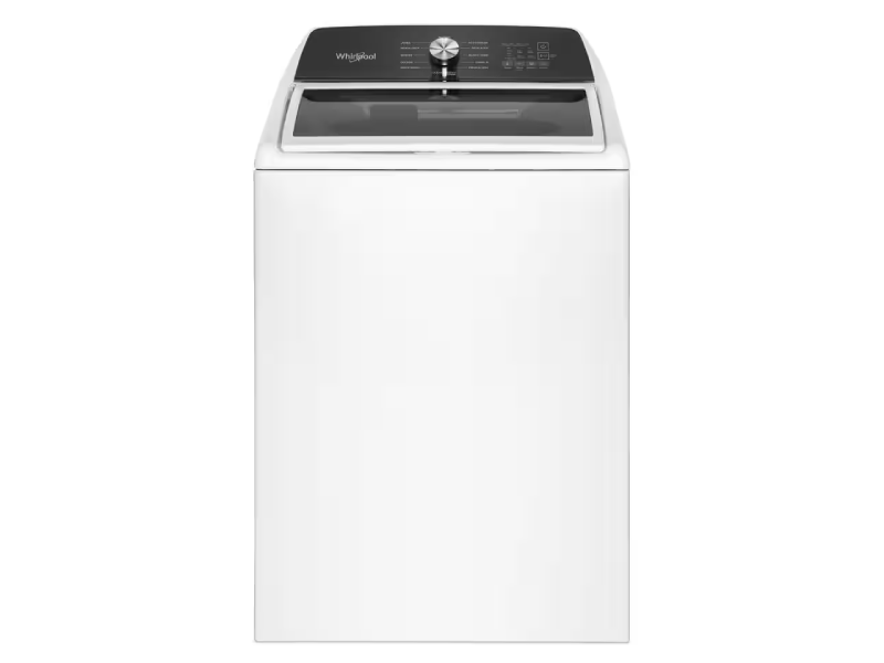 28" Whirlpool 5.2 Cu. Ft. Top Load Agitator Washer with Built-In Faucet - WTW5025SW
