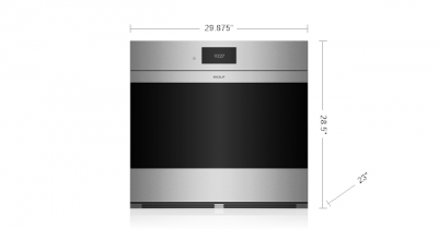 30" Wolf  5.1 Cu. Ft. M Series Contemporary Stainless Steel Built-In Single Oven -  SO3050CM/S