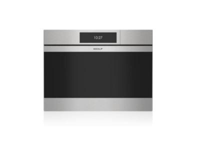 24" Wolf M Series Contemporary Handleless Convection Steam Oven in Stainless Steel -  CSO2450CM/S