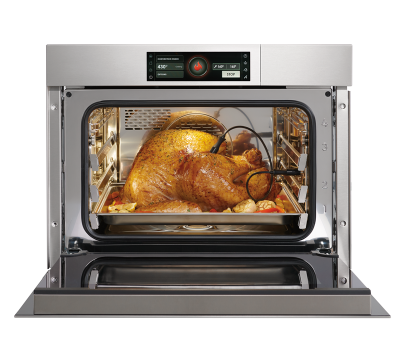 24" Wolf M Series Contemporary Handleless Convection Steam Oven in Stainless Steel -  CSO2450CM/S