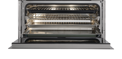 30" Wolf 2.4 Cu. Ft. M Series Contemporary Handleless Convection Steam Oven - CSO3050CM/B