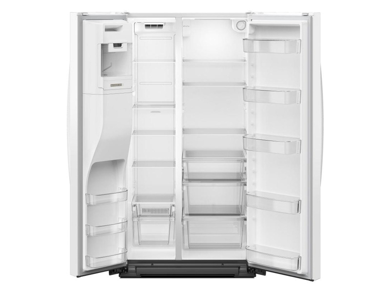 36" Whirlpool Wide Side-by-Side Refrigerator in White - WRSC5536RW
