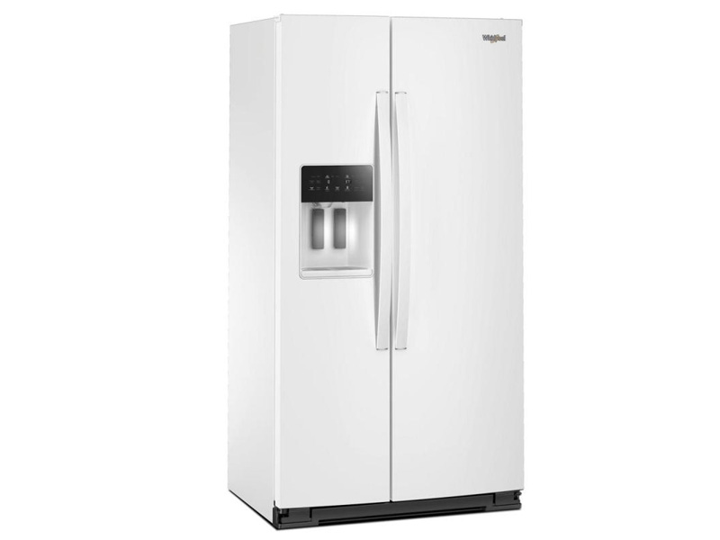 36" Whirlpool Wide Side-by-Side Refrigerator in White - WRSC5536RW