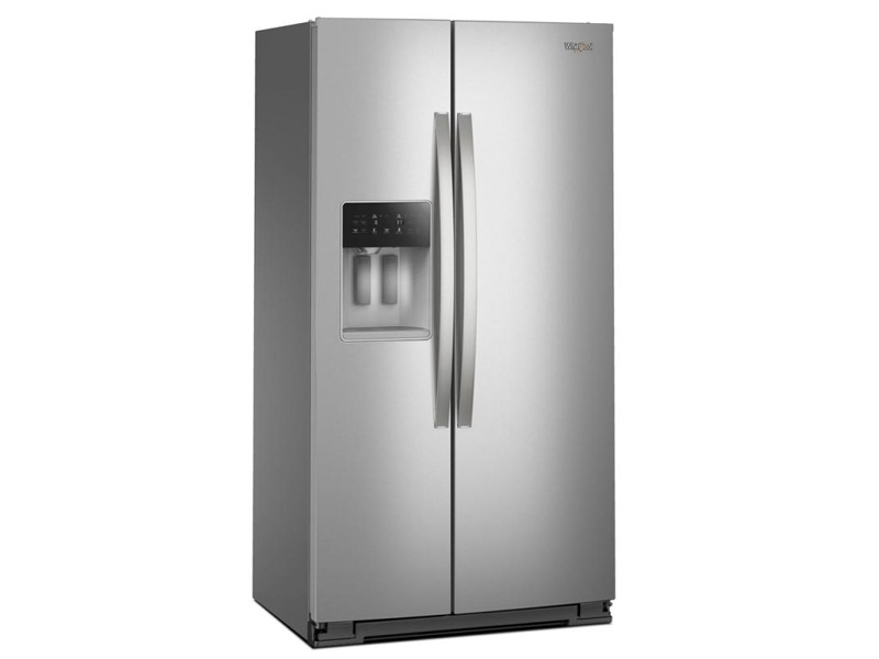 36" Whirlpool Wide Side-by-Side Refrigerator in Fingerprint Resistant Stainless Steel - WRSC5536RZ