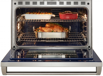 36" Wolf 6.3 Cu. Ft. Dual Fuel Range with 4 Burners and Infrared Griddle - DF36450G/S/P