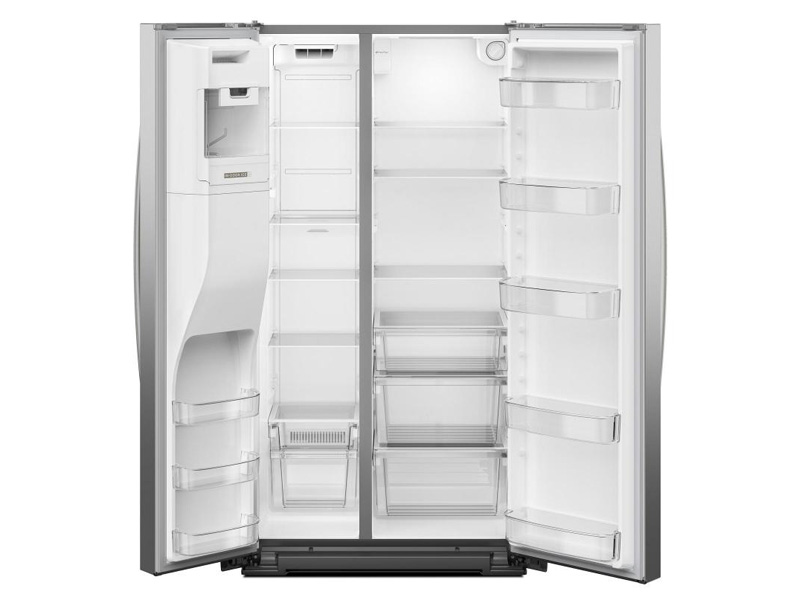 36" Whirlpool Wide Side-by-Side Refrigerator in Fingerprint Resistant Stainless Steel - WRSC5536RZ