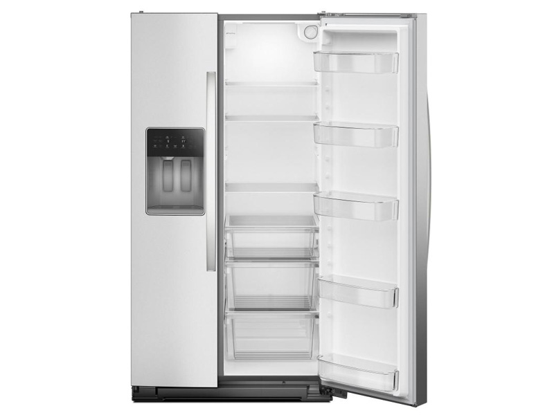 36" Whirlpool Wide Side-by-Side Refrigerator in Fingerprint Resistant Stainless Steel - WRSC5536RZ