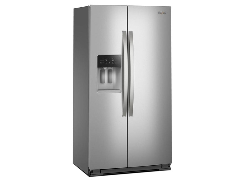 36" Whirlpool Wide Side-by-Side Refrigerator in Fingerprint Resistant Stainless Steel - WRSC6536RZ