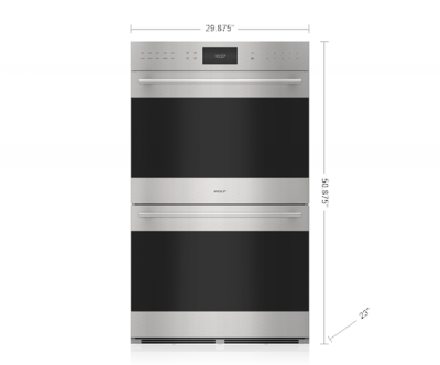 30" Wolf E Series Transitional Built-In Double Oven - DO3050TE/S/T