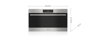 30" Wolf E Series Transitional Convection Steam Oven - CSOP3050TE/S/T