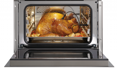 24" Wolf M Series Contemporary Stainless Steel Handleless Convection Steam Oven - CSOP2450CM/S