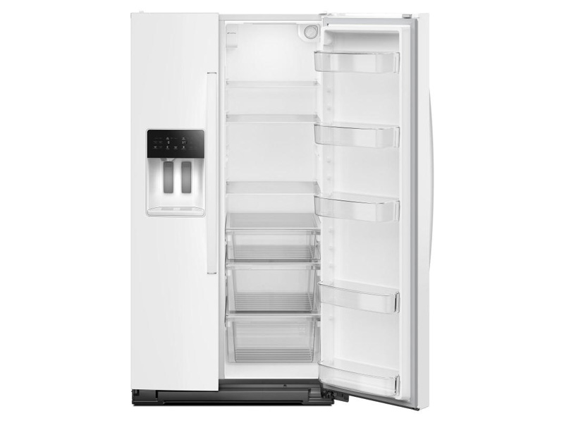 36" Whirlpool Wide Side-by-Side Refrigerator in White - WRSF5536RW