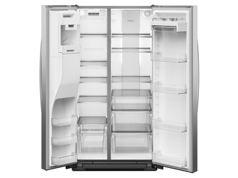 36" Whirlpool Full Depth Side-by-Side Refrigerator in FingerPrint Resistant Stainless Steel - WRSF6536RZ