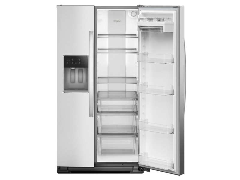36" Whirlpool Full Depth Side-by-Side Refrigerator in FingerPrint Resistant Stainless Steel - WRSF6536RZ