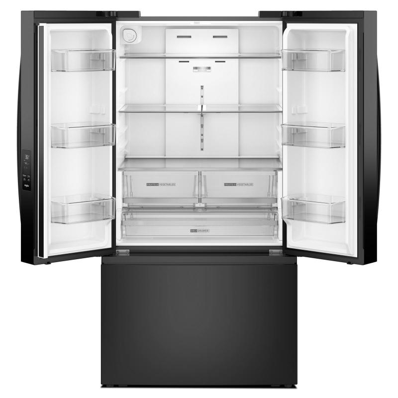 36" Whirlpool 31 Cu. Ft. French Door Refrigerator with Interior Water Dispenser - WRFF3336SB
