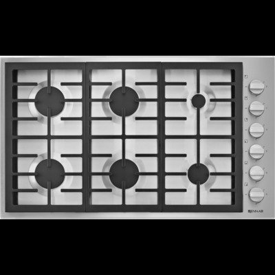 36" Jenn-Air Pro Style Stainless 6-Burner Gas Cooktop - JGC7636BP