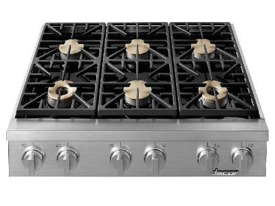 36" Dacor Natural Gas Rangetops - HRTP366S/NG