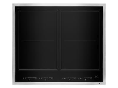 24" Jenn-Air   Lustre Stainless Induction Flex Cooktop - JIC4724HS