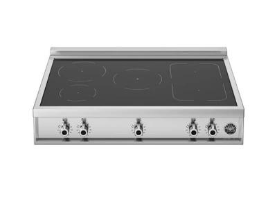 36" Bertazzoni 5 Induction Zones Rangetop in Stainless Steel - PROF365IRTXT