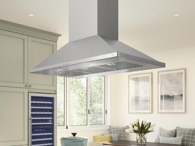 48" Zephyr Siena Pro Island Mount Ducted Hood - ZSL-E48CS