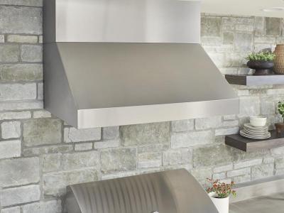 54" Zephyr Cypress Outdoor  Wall Range Hood in Stainless Steel - AK7854CS