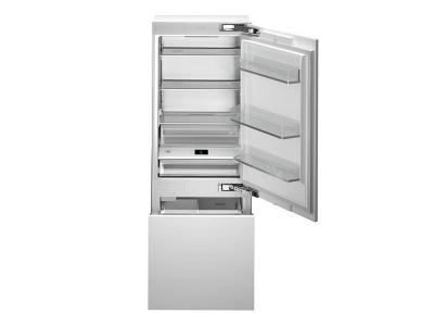 30" Bertazzoni 16 Cu. Ft.  Bottom Mount Built-in Refrigerator in Panel Ready - REF30BMBZPNV