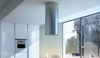 15" Faber Cylindra Isola Island Range Hood - CYLNIS15SS600