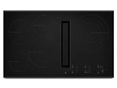 36" Jenn-Air Electric Radiant Downdraft Cooktop in Black - JED4536KB