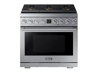 36" Dacor Transition Dual Fuel, 6-Burner Range in Stainless Steel (New-In-Box)