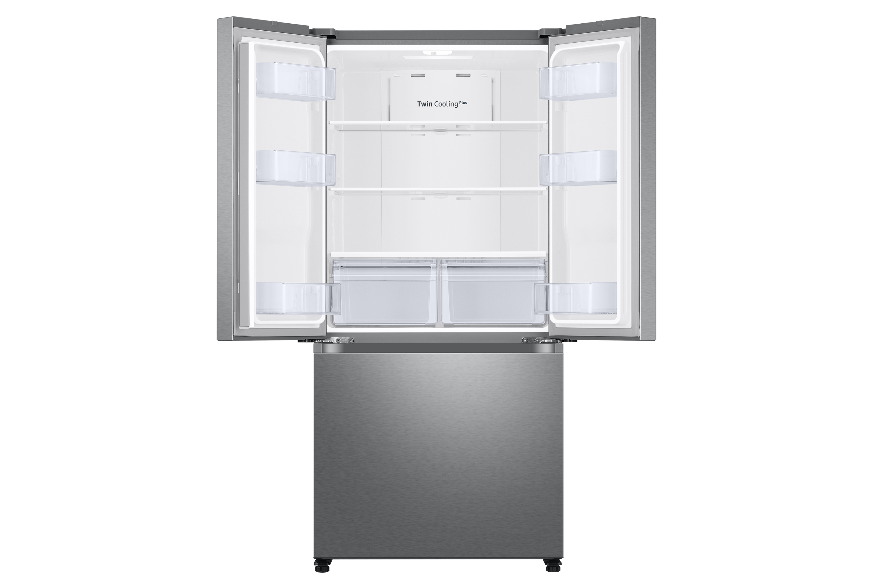 33" Samsung French Door Refrigerator With Built-In Look In Fingerprint Resistant Stainless Steel - RF18A5101SR
